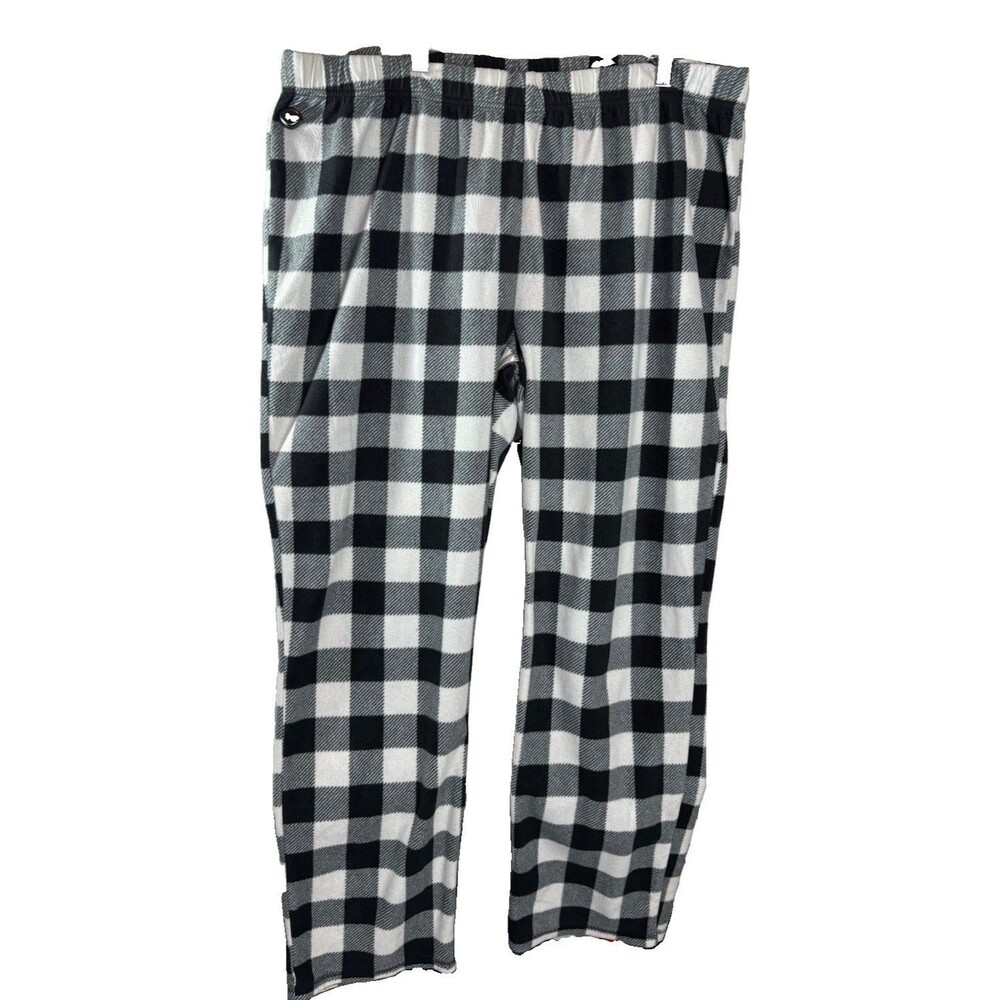 Wondershop Target Women’s XXL Fleece Pajama Pants Black White Buffalo Plaid